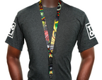 Jamaica Flag Lanyard – Black, Green & Gold Caribbean Design