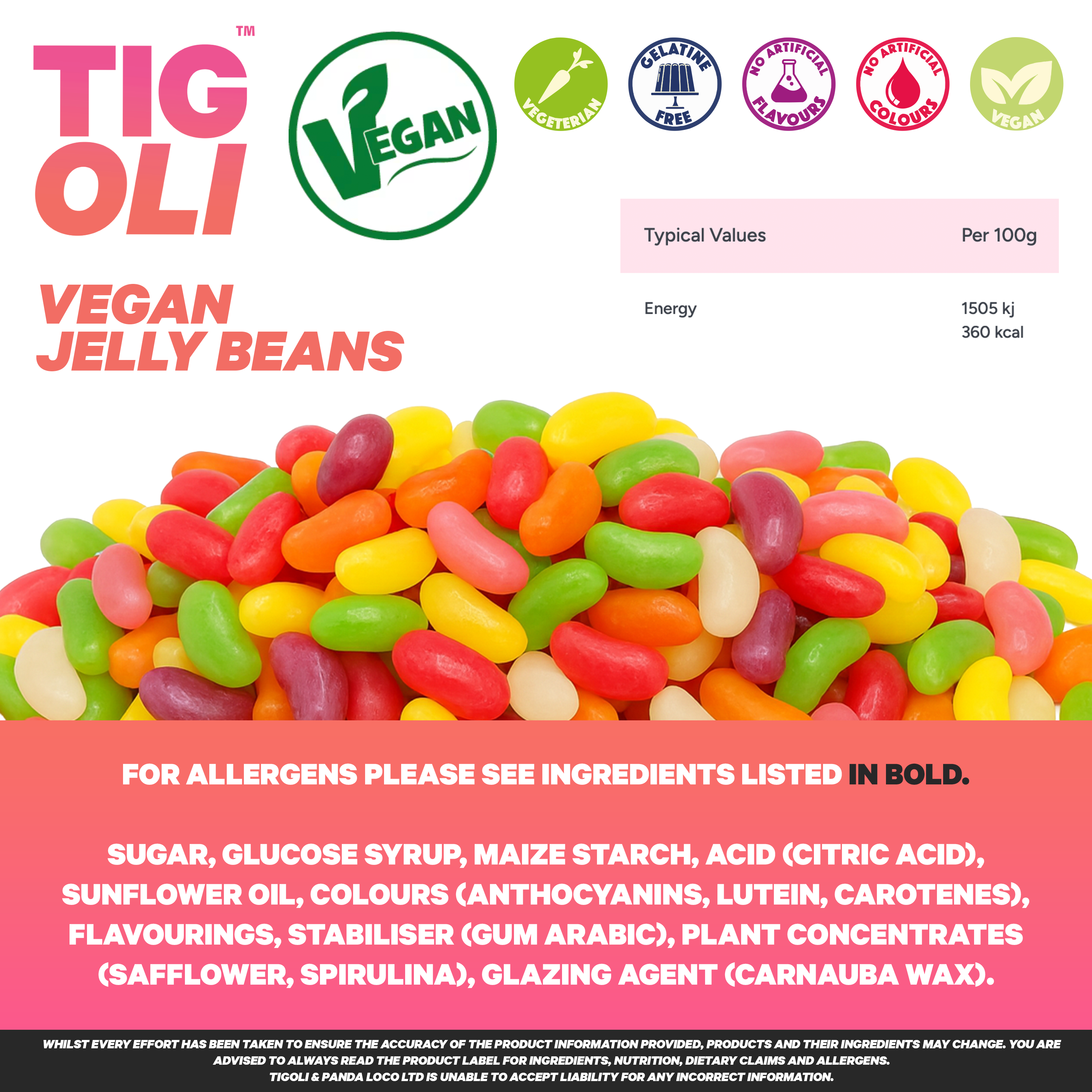 Anti-Grumpy Git Prescription Joke Jelly Beans, 60g | Vegan & Vegetarian