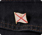 Isle Of Jersey Flag Pin Badge