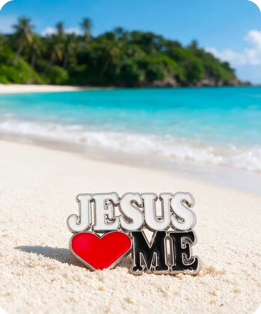 Jesus Loves Me Enamel Pin Badge