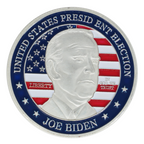 Joe Biden Presidential Election Commemorative Coin – Silver Edition