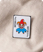 Joker Playing Card Enamel Pin Badge