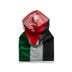 Braga de cuello con la bandera de Jordania – Mascarilla transpirable pañuelo para el cuello