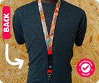 Jordan National Flag Lanyard