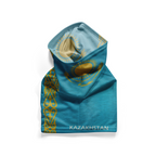 Pasamontañas de la bandera de Kazajistán – Mascarilla transpirable para cuello y cara