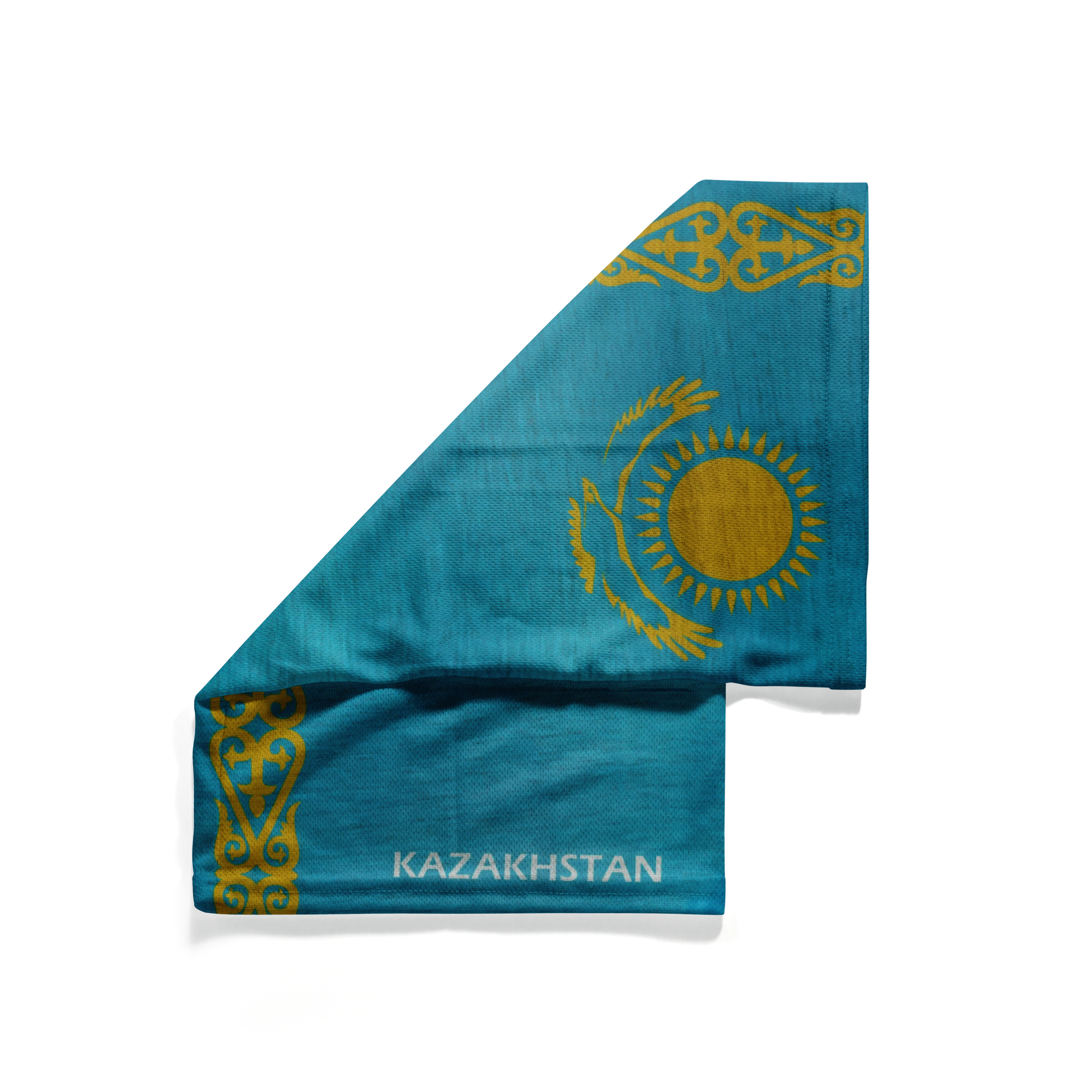 Pasamontañas de la bandera de Kazajistán – Mascarilla transpirable para cuello y cara