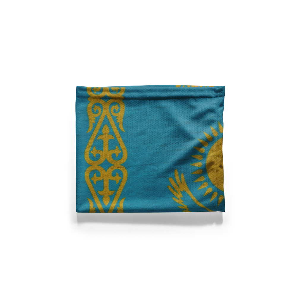 Pasamontañas de la bandera de Kazajistán – Mascarilla transpirable para cuello y cara
