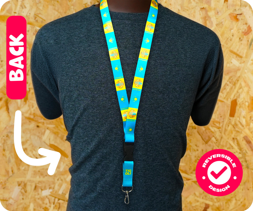 Kazakhstan Flag Lanyard