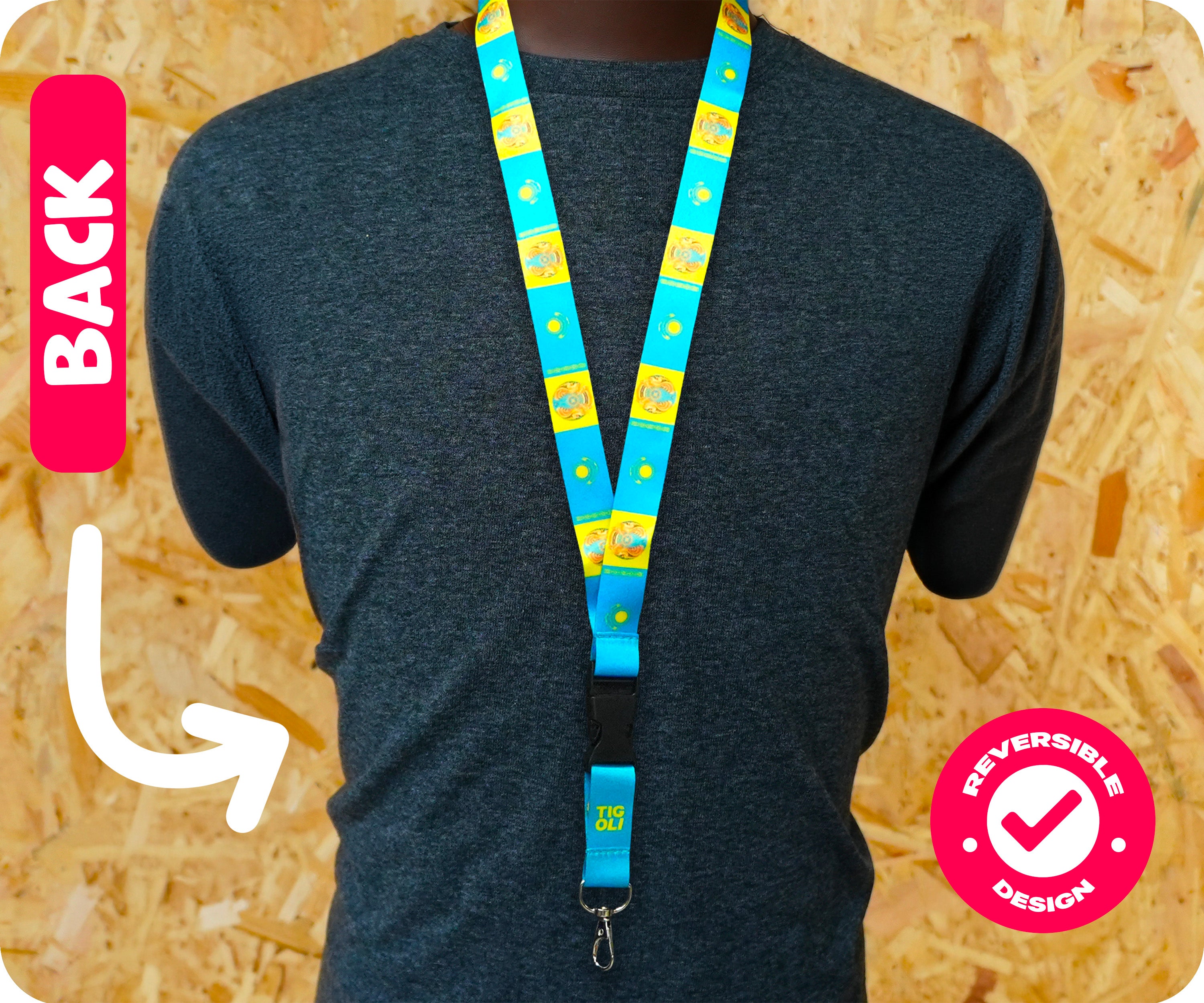Kazakhstan Flag Lanyard