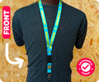 Kazakhstan Flag Lanyard