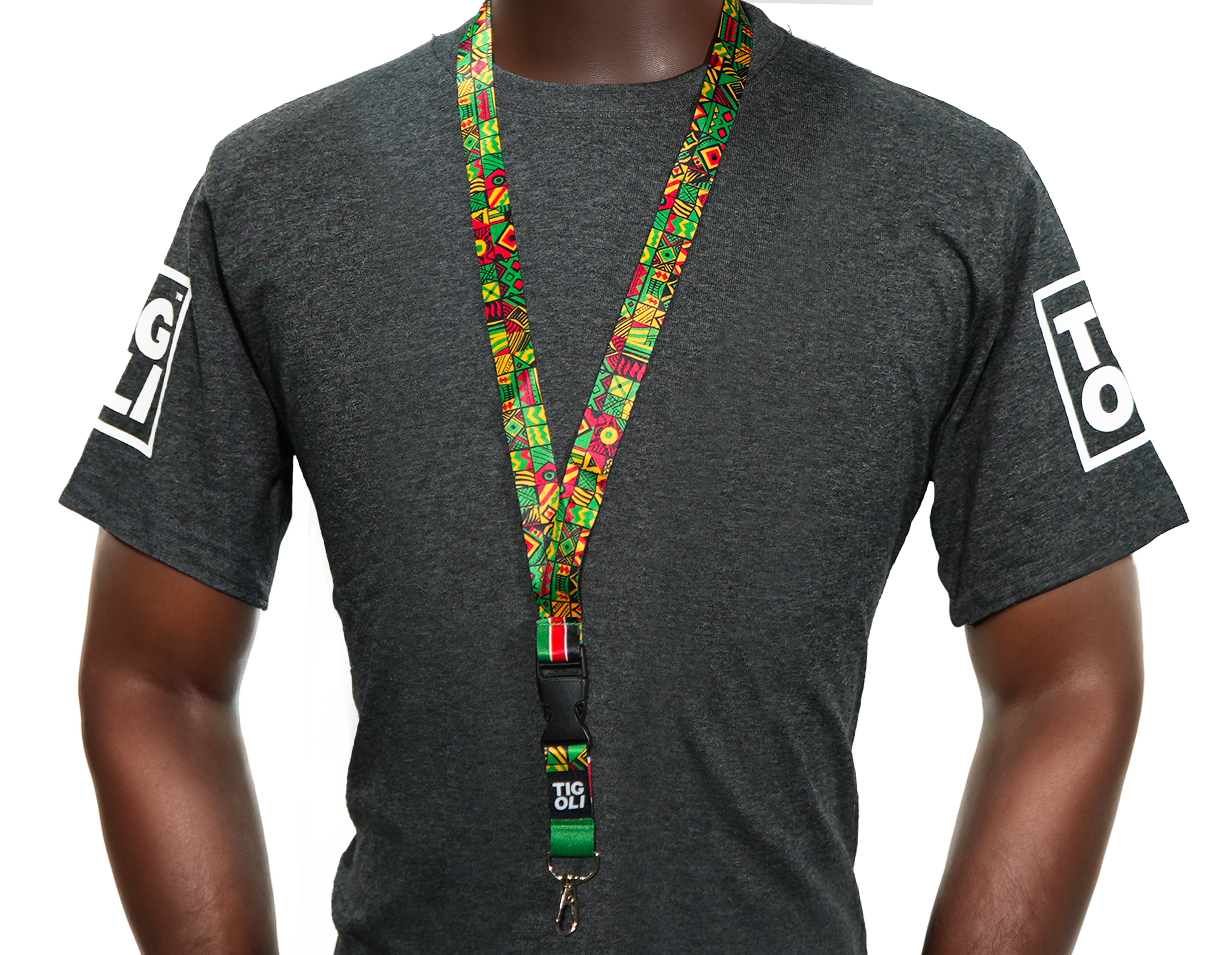 Kenya Flag Lanyard