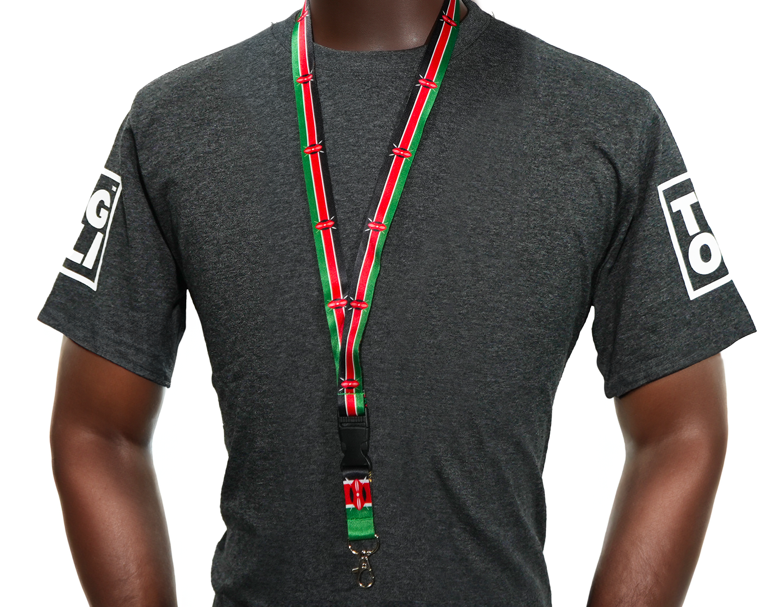 Kenya Flag Lanyard Secondary image