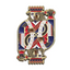 King Card Suits Poker Pin Badge