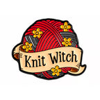 Knit Witch Enamel Pin Badge