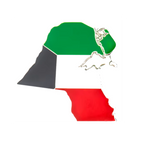 Kuwait Country Shape Pin Badge