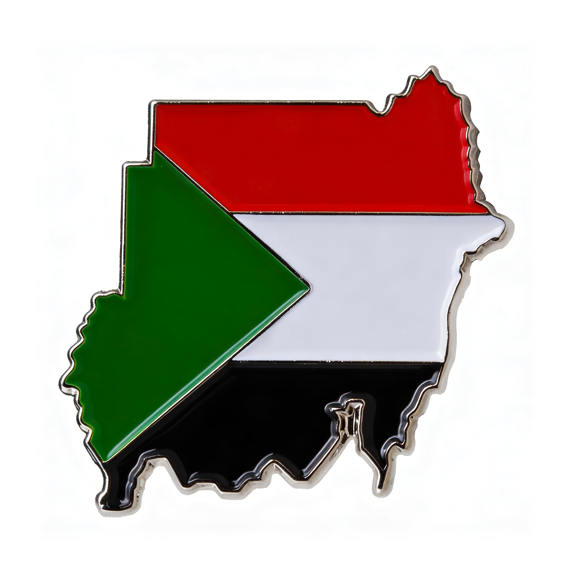 Insignia de Sudán con forma de país Imagen principal del producto