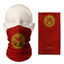 Cuello con elástica de la bandera Sunburst de Kirguistán – Mascarilla transpirable para el cuello/cubierta facial
