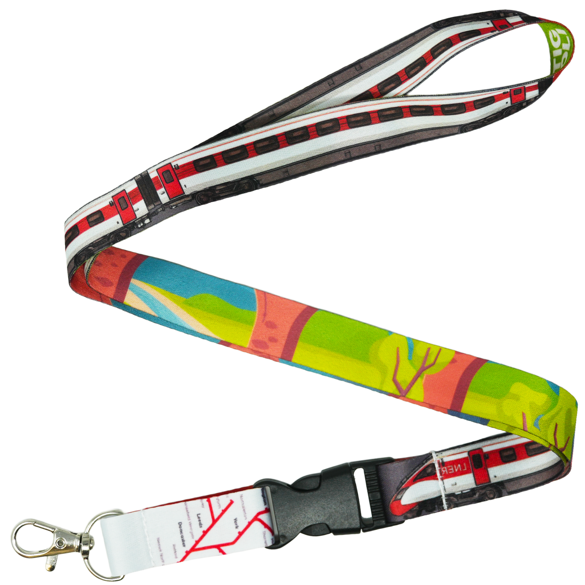 LNER Train Lanyard – London North Eastern Railway Design Main image