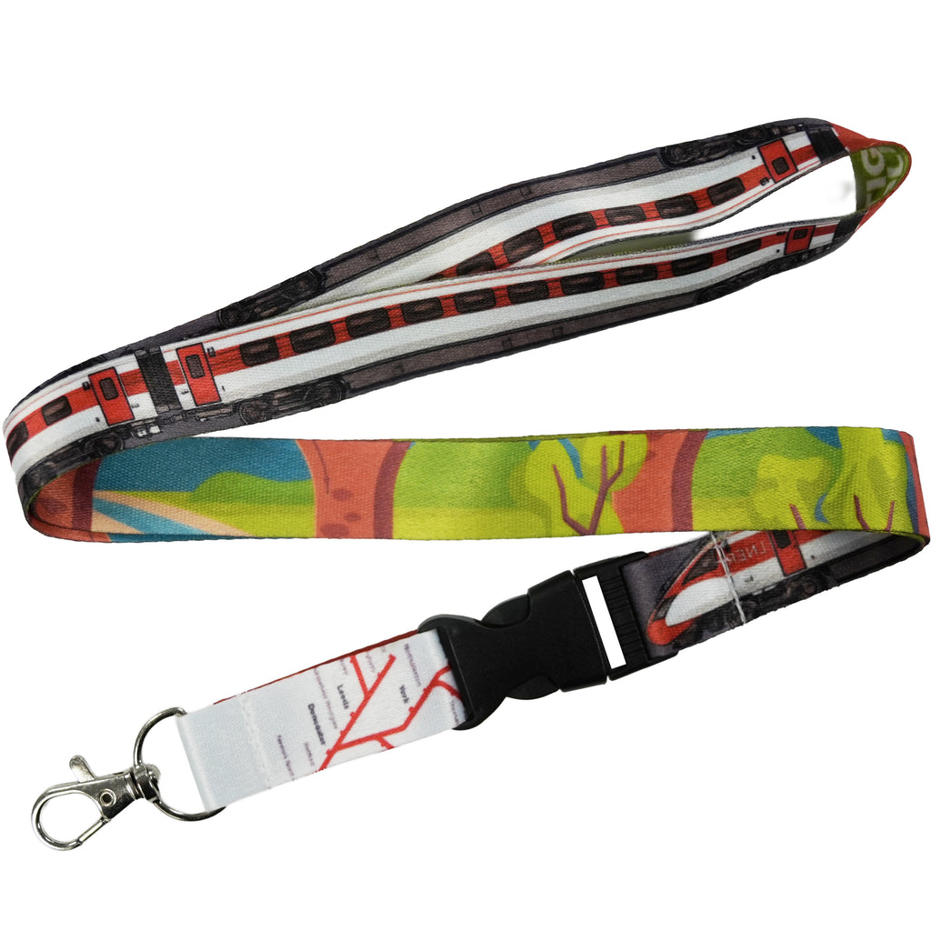 LNER Train Lanyard – London North Eastern Railway Design