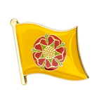 Lancaster Lancashire English County Flag Pin Badge