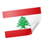 20 X Lebanon Flag Stickers