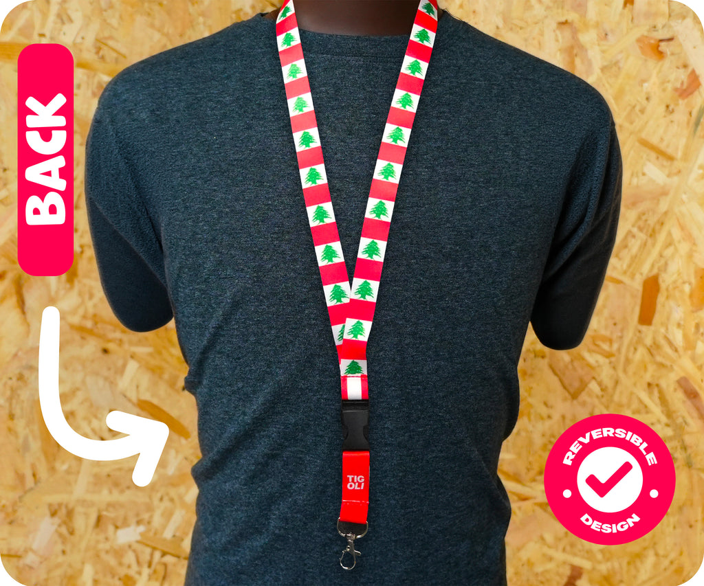 Lebanon Flag Lanyard