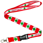 Lebanon Flag Lanyard