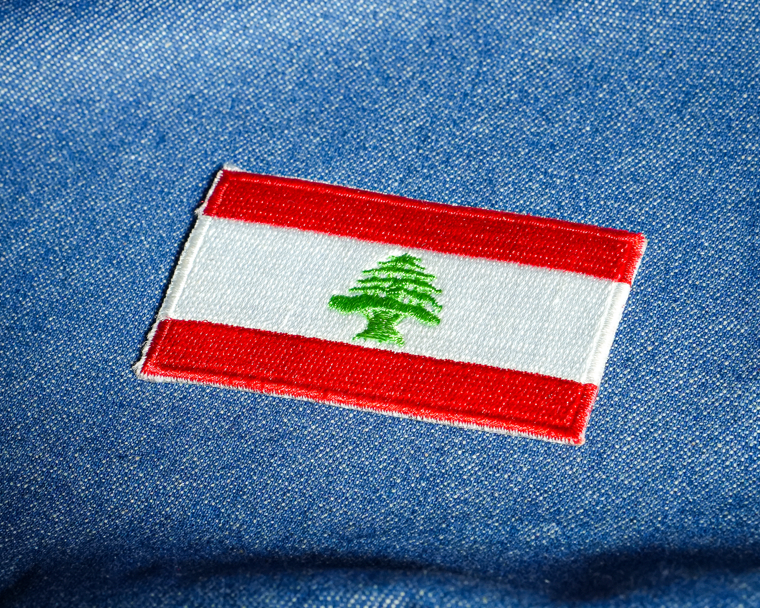 Lebanon Flag Embroidery Patch (5 x 3cm) Secondary image