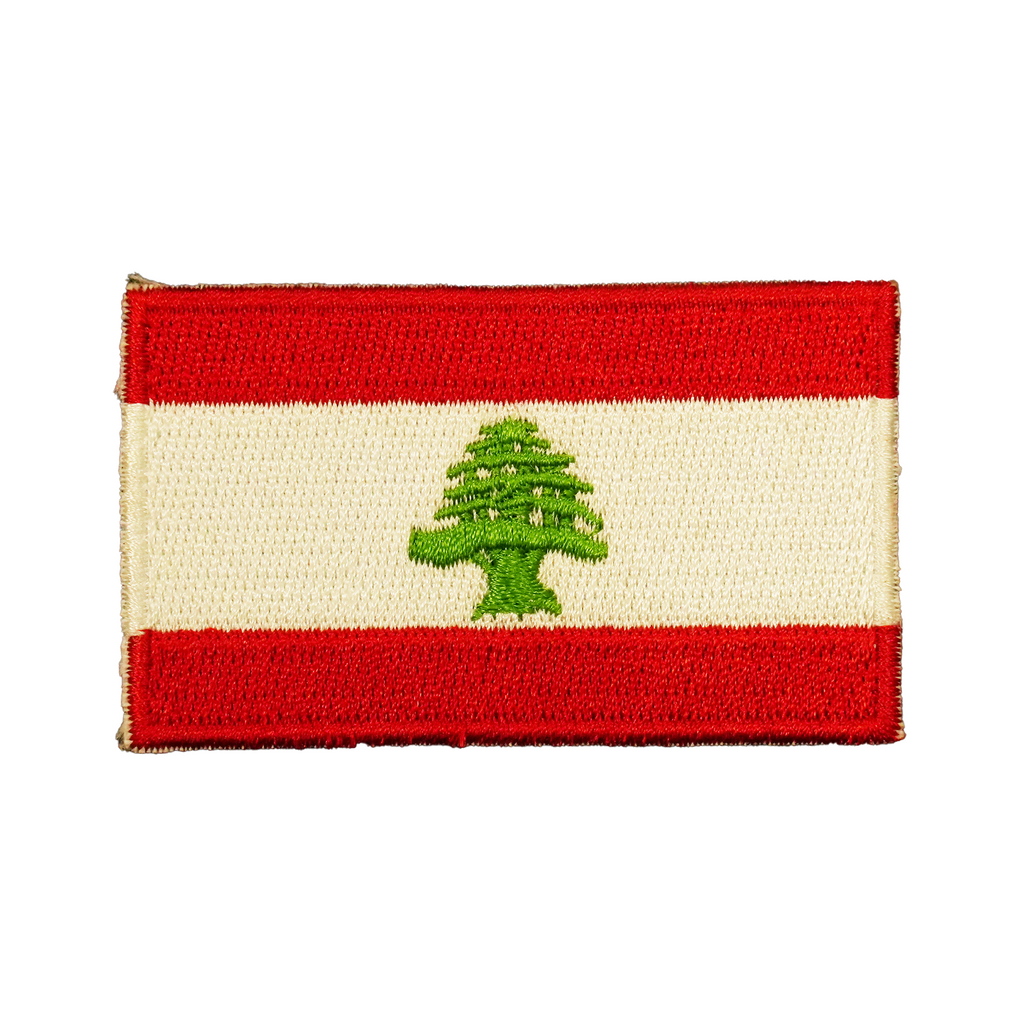 Lebanon Flag Embroidery Patch (5 x 3cm)