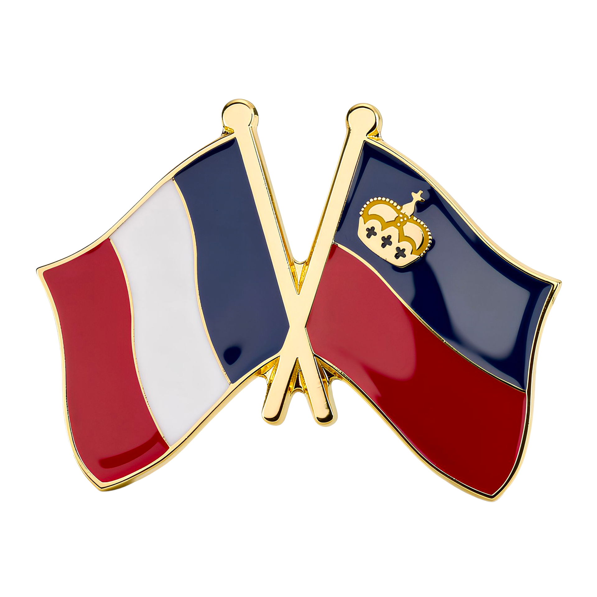 Pin de Amistad Francia y Liechtenstein Imagen principal del producto