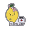 Insignia Divertida de Enfermera de Comida Médica de Limonada