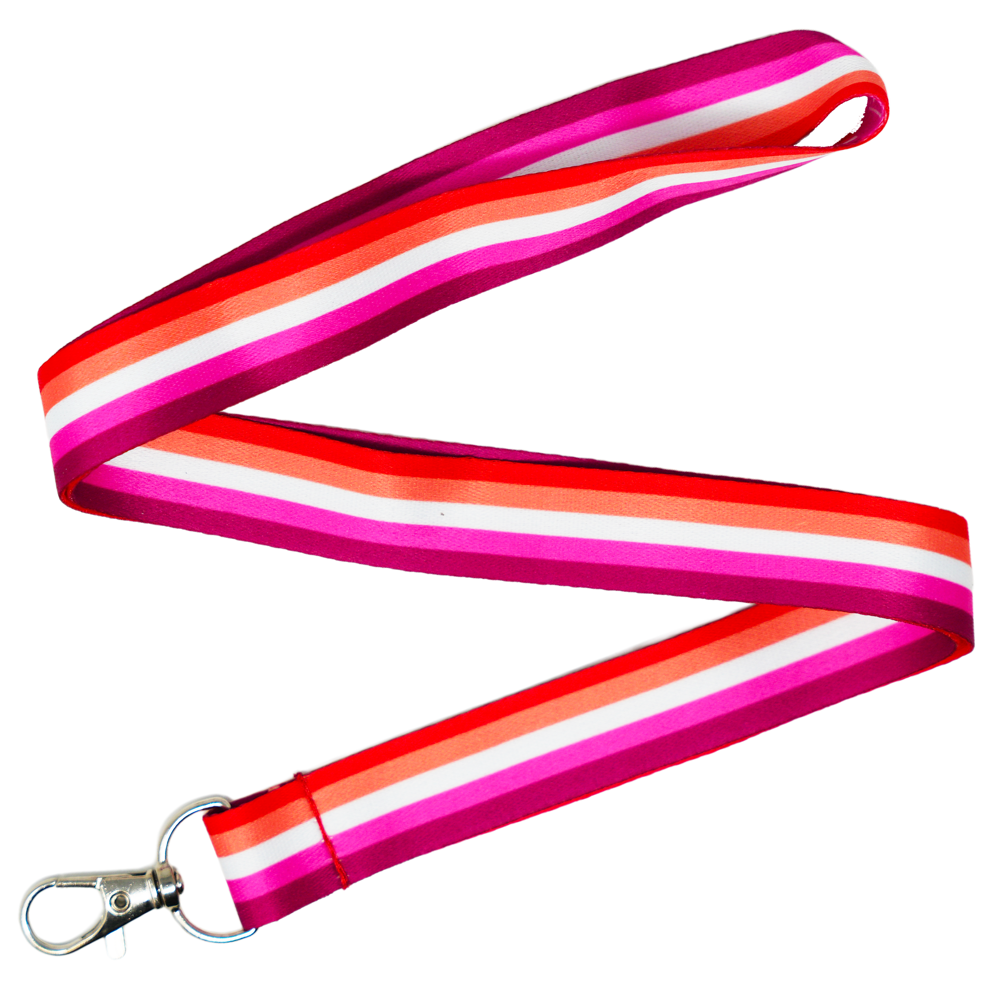 Lesbian Rainbow Pride Lanyard Main image