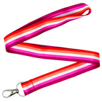 Cordón de Orgullo Lesbiano Arcoíris