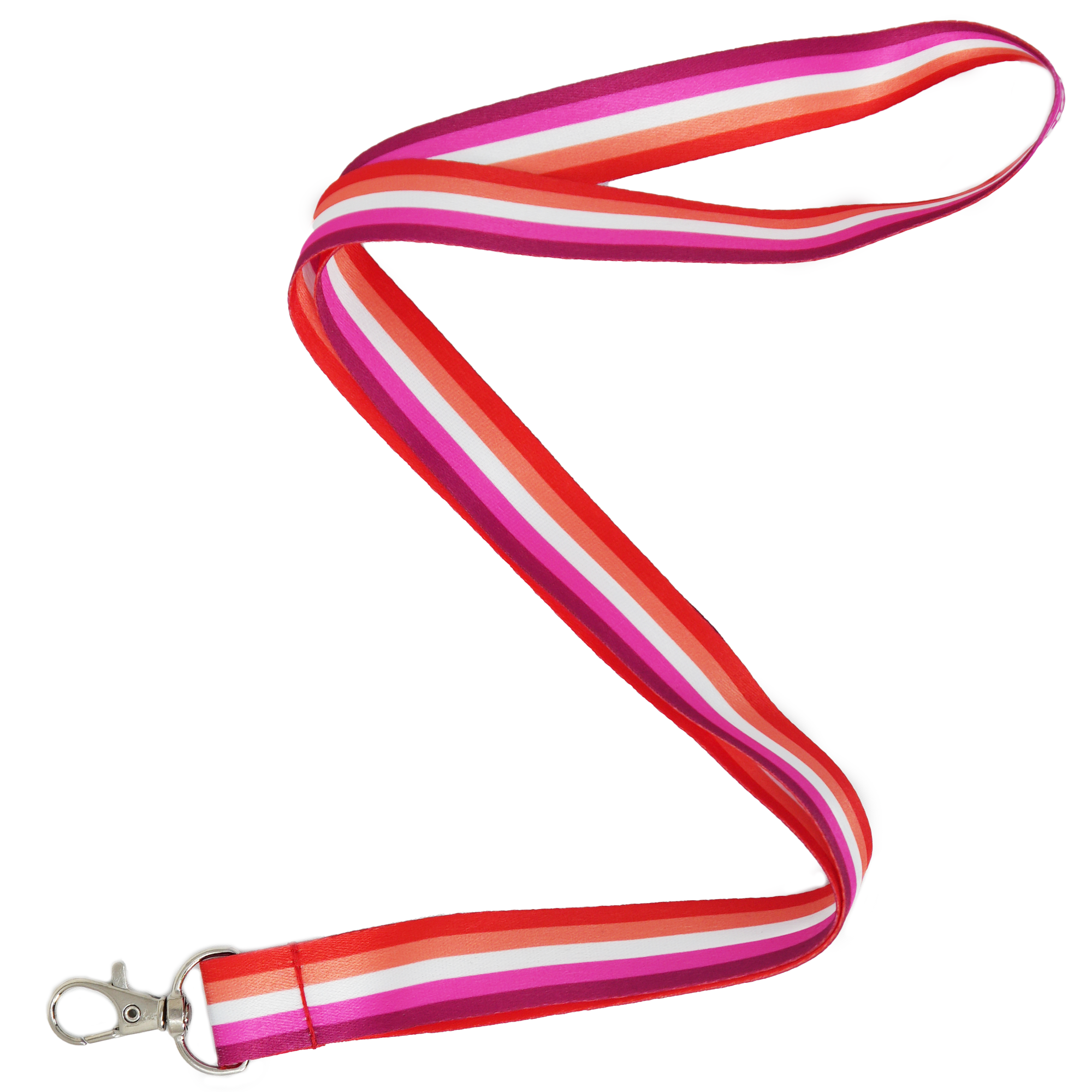 Lesbian Rainbow Pride Lanyard Main image