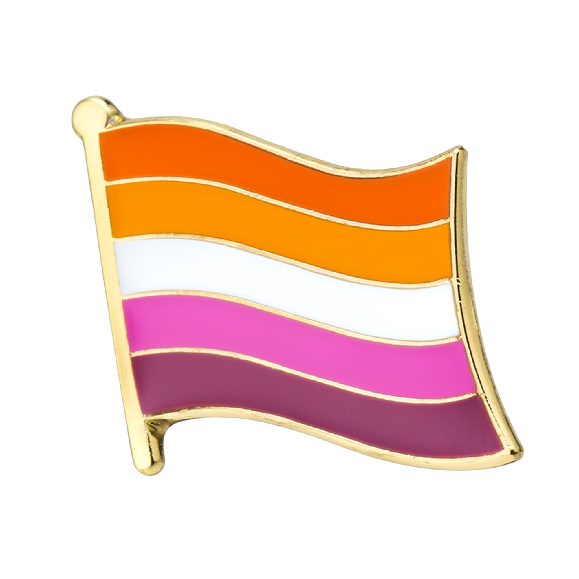 Pin con la bandera de lesbianas  Imagen principal del producto