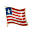 Liberia Flag Pin Badge