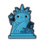 Estatua de la Libertad Gato Gatitos Divertido Pin Insignia