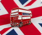 London Bus Pin Badge