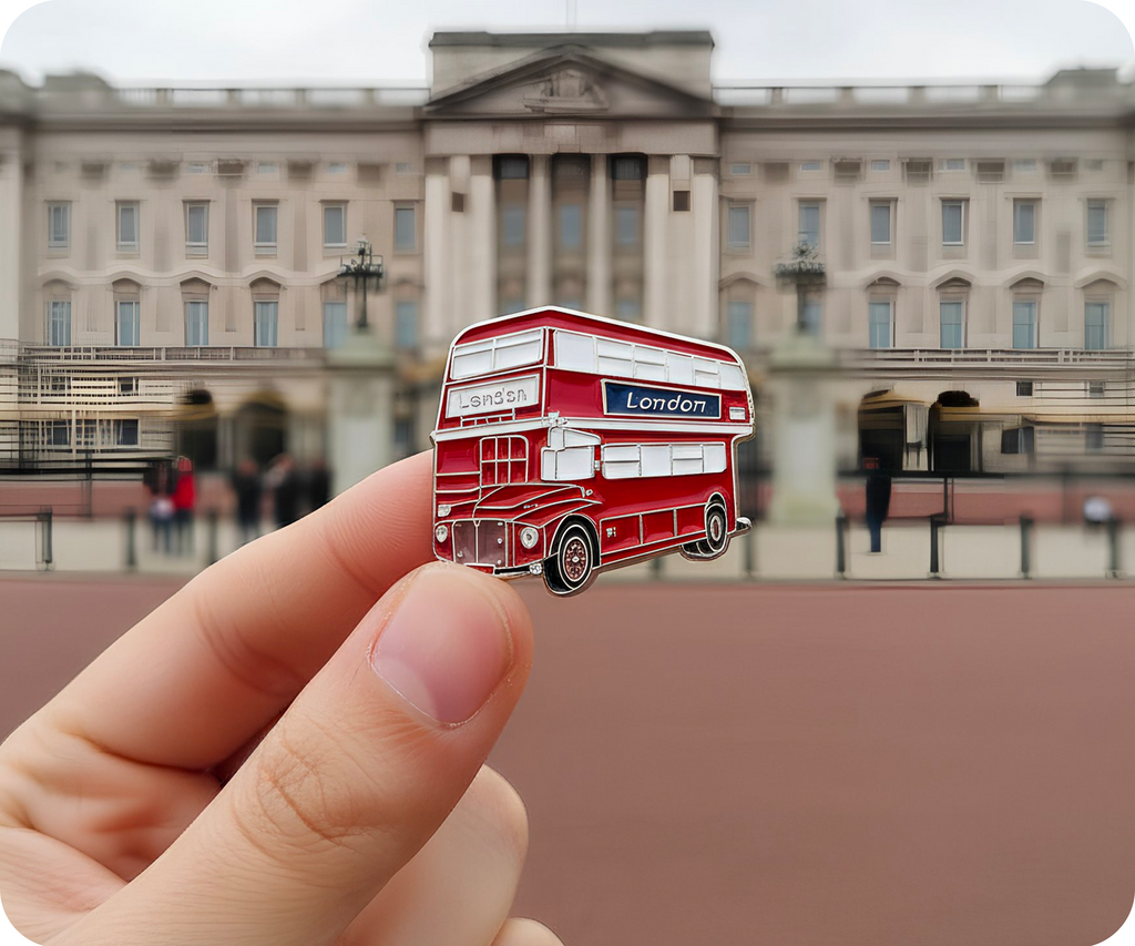 London Bus Pin Badge