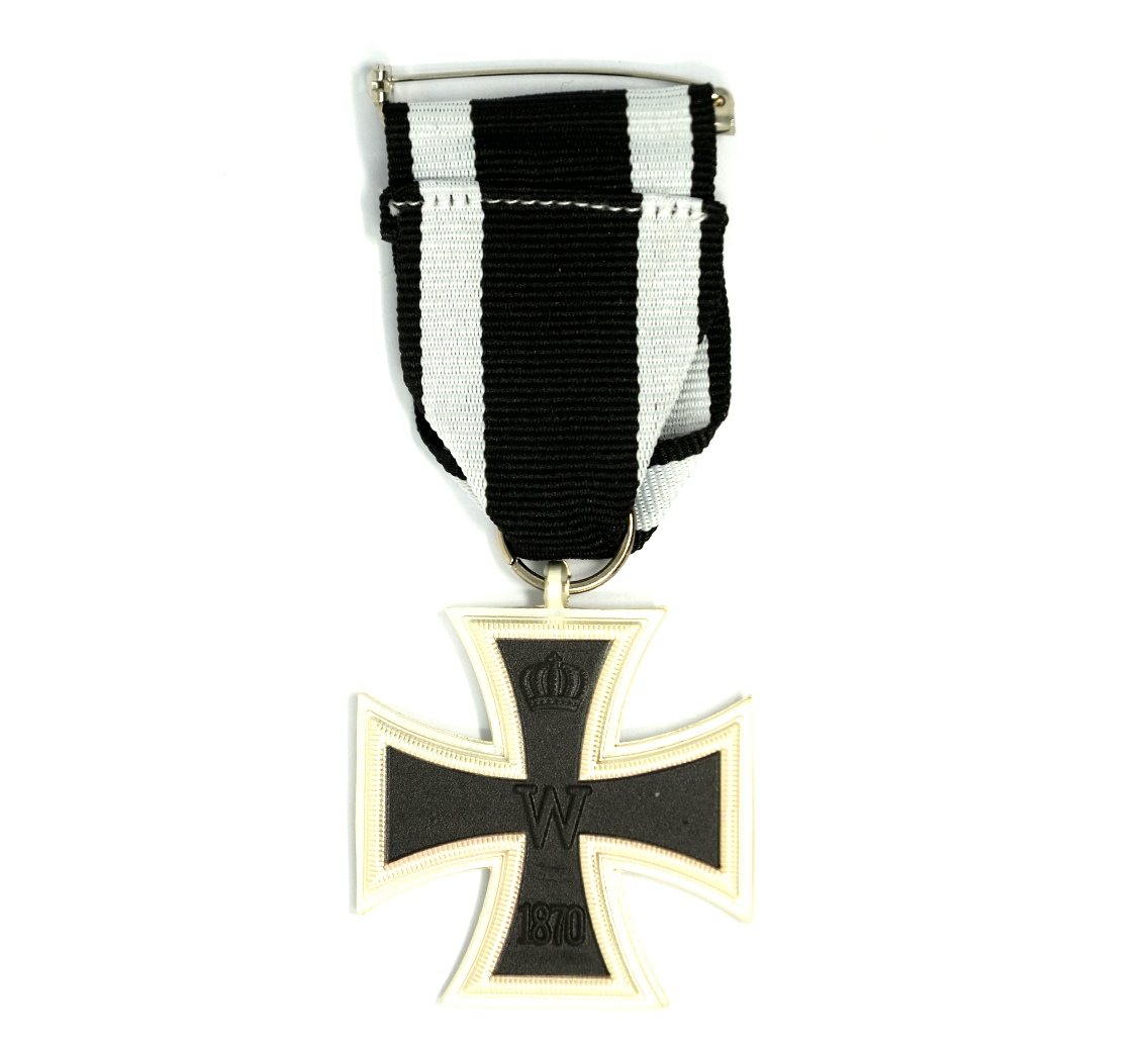 Cruz de Hierro alemana de 2ª clase – Guerra franco-prusiana (1870) - Medalla de utilería para película Imagen principal del producto