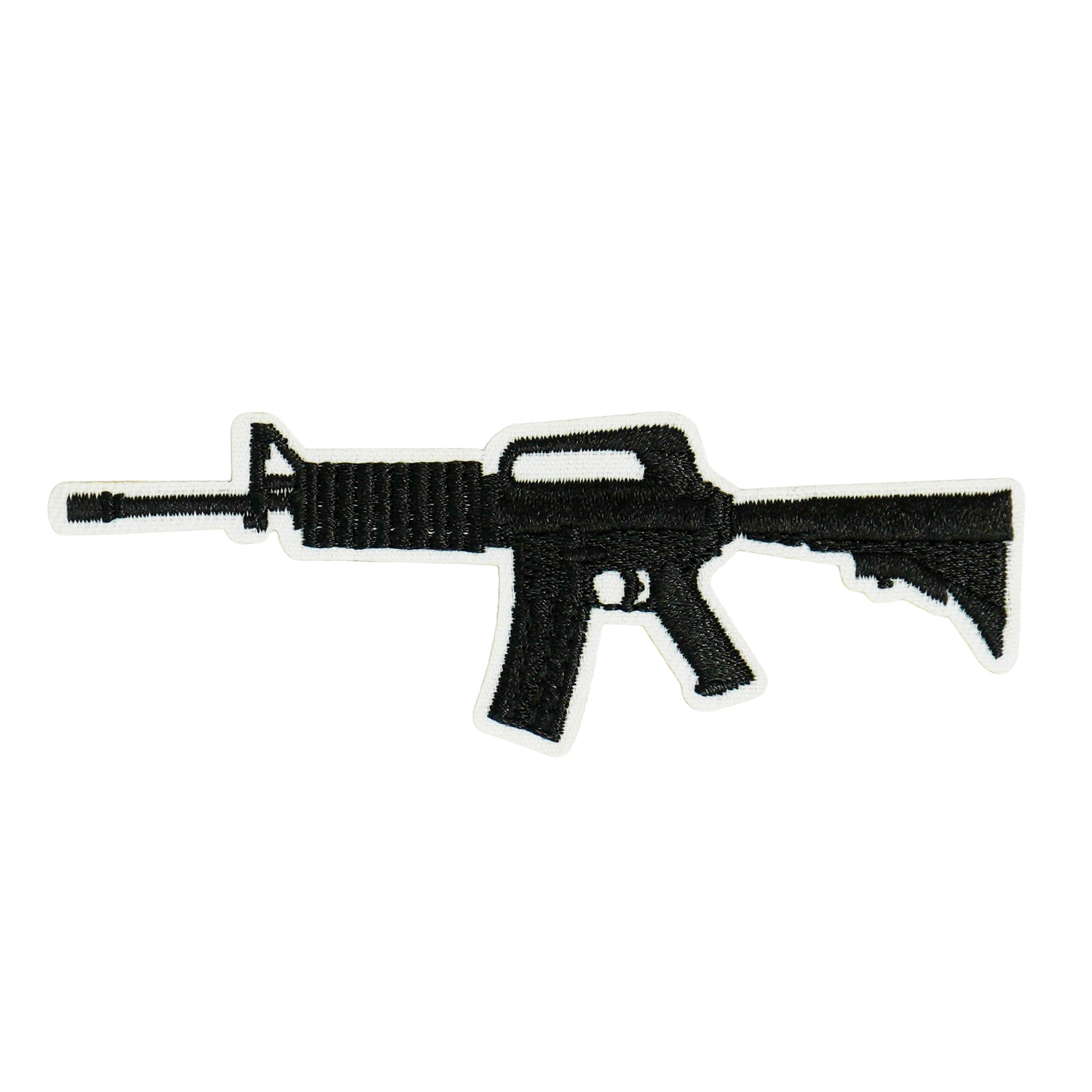 M4 Carbine Rifle Army Military Iron On Patch (12 x 2.8cm) Main image