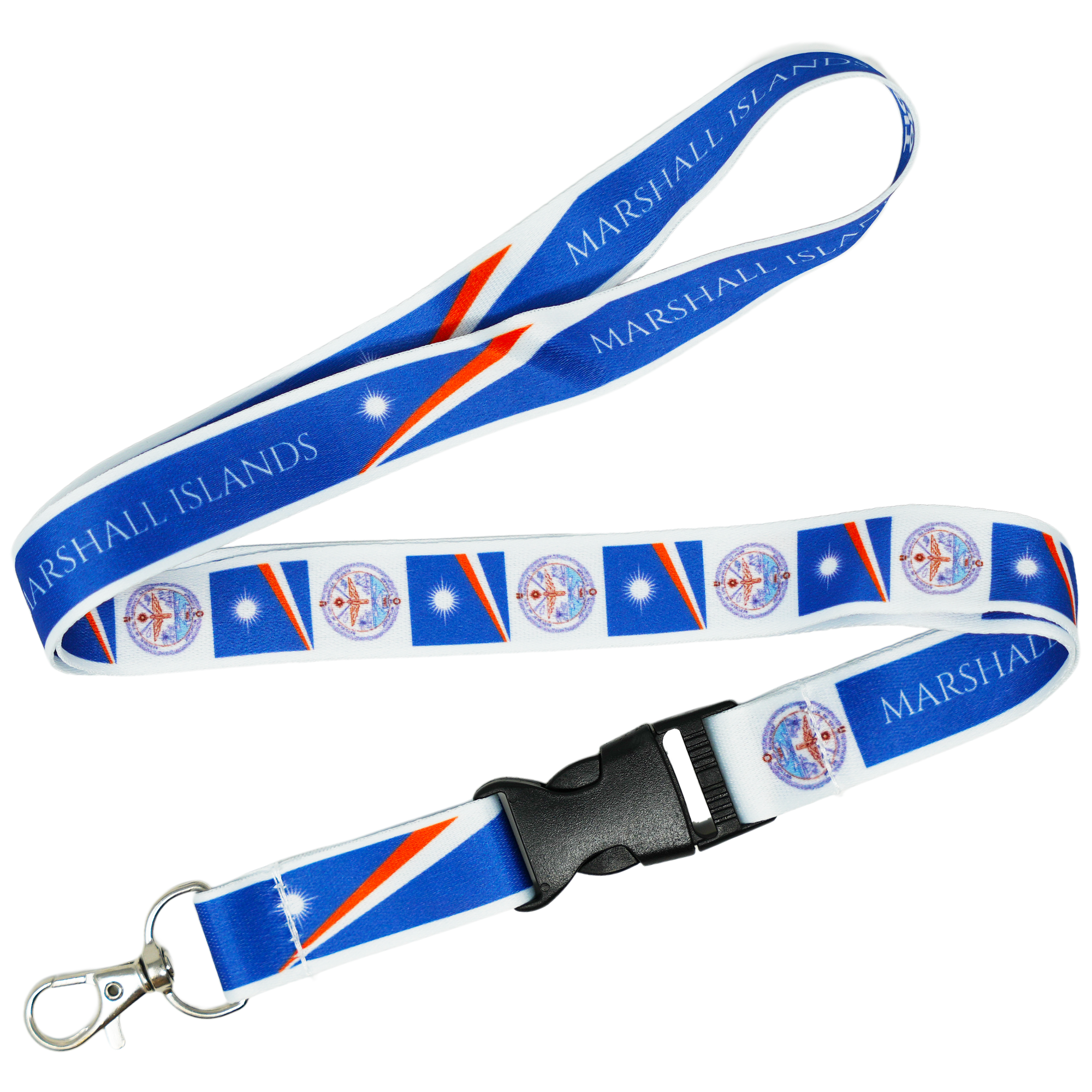 Marshall Islands Flag Lanyard
