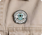 Insignia divertida de la Unión de Buzos "Muff Divers" para buceo oceánico