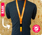 Mac' n Cheese Macaroni Pasta Food Fun Lanyard