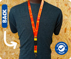 North Macedonia Flag Lanyard