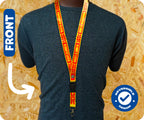 North Macedonia Flag Lanyard