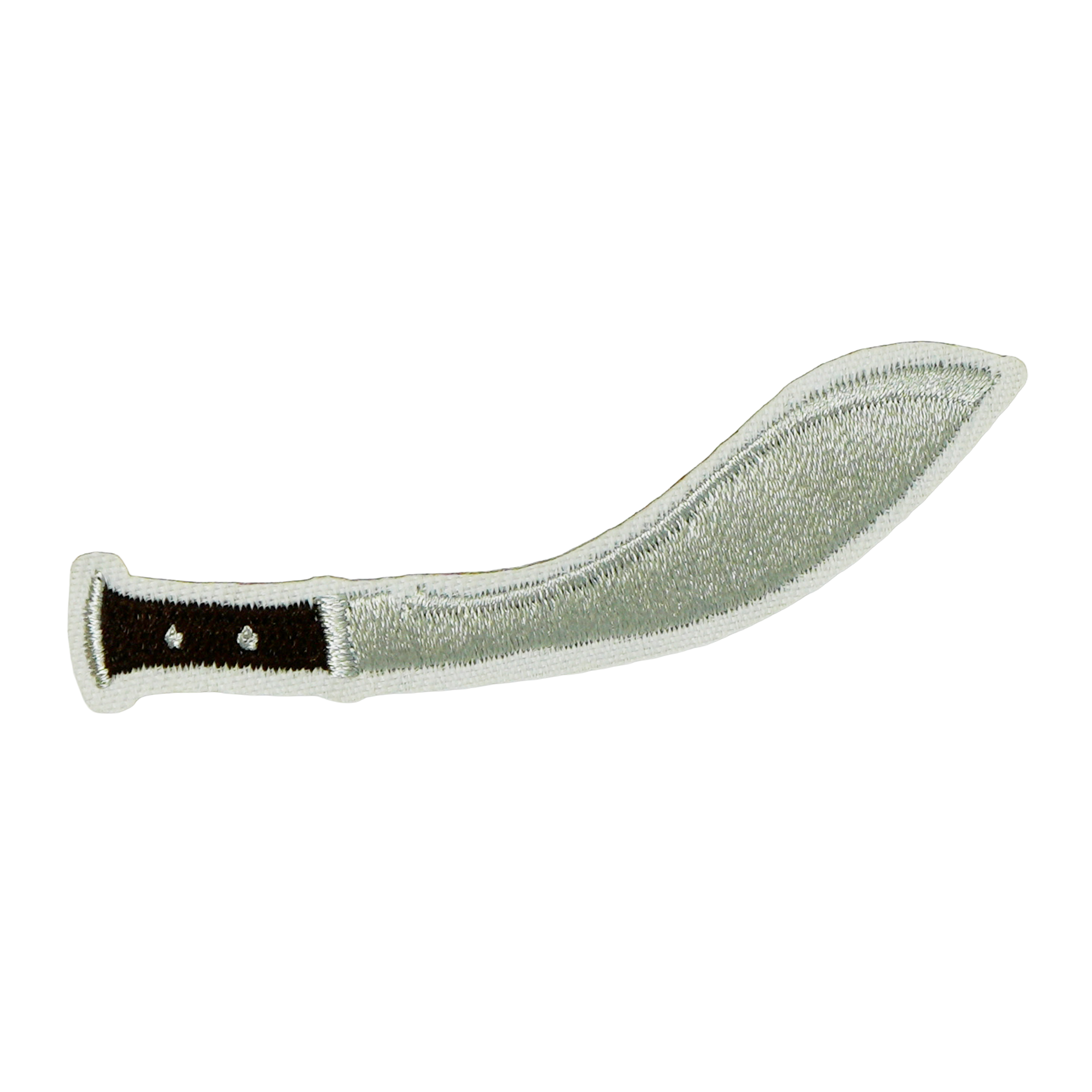 Kukri (Khukuri) Curved Knife Gurkhas of Nepal Iron On Patch (7.5 x 2cm) Main image