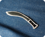 Kukri (Khukuri) Curved Knife Gurkhas of Nepal Iron On Patch (7.5 x 2cm)