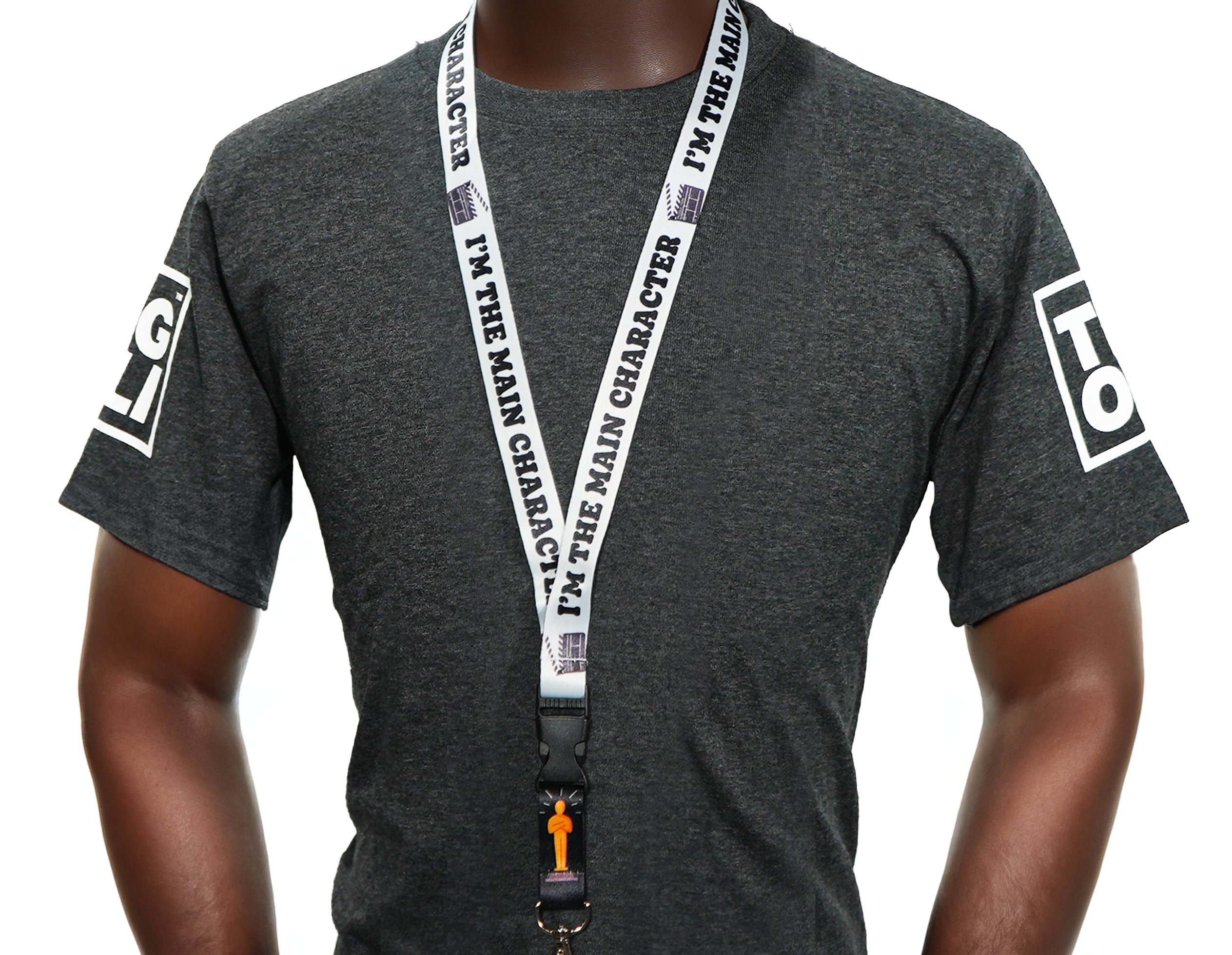 I'm The Main Character Funny Lanyard Secondary image
