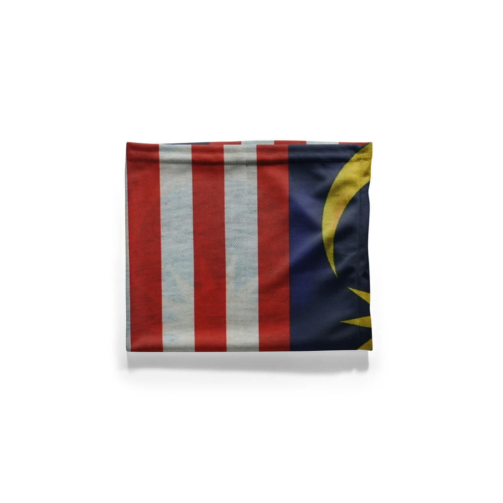 Snood de la bandera de Malasia Jalur Gemilang – Cubrecara transpirable tipo braga de cuello